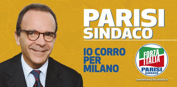 Parisi Sindaco - Io Corro per Milano - Forza Italia