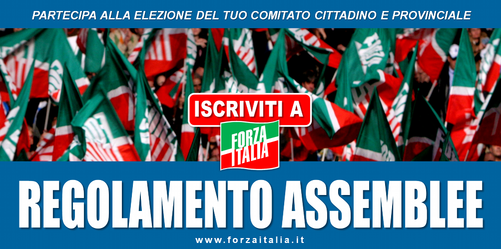 ISCRIVITI A FORZA ITALIA